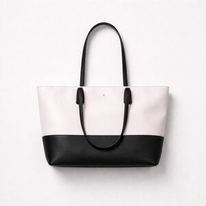 KATE SPADE Black/ white Tote Bag